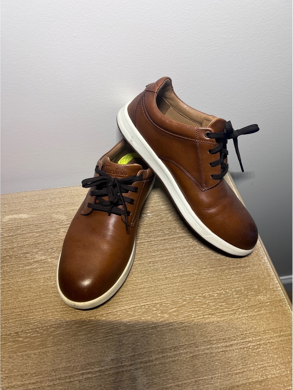 Florsheim Brown Leather Steel Toe Men's Size 9.5